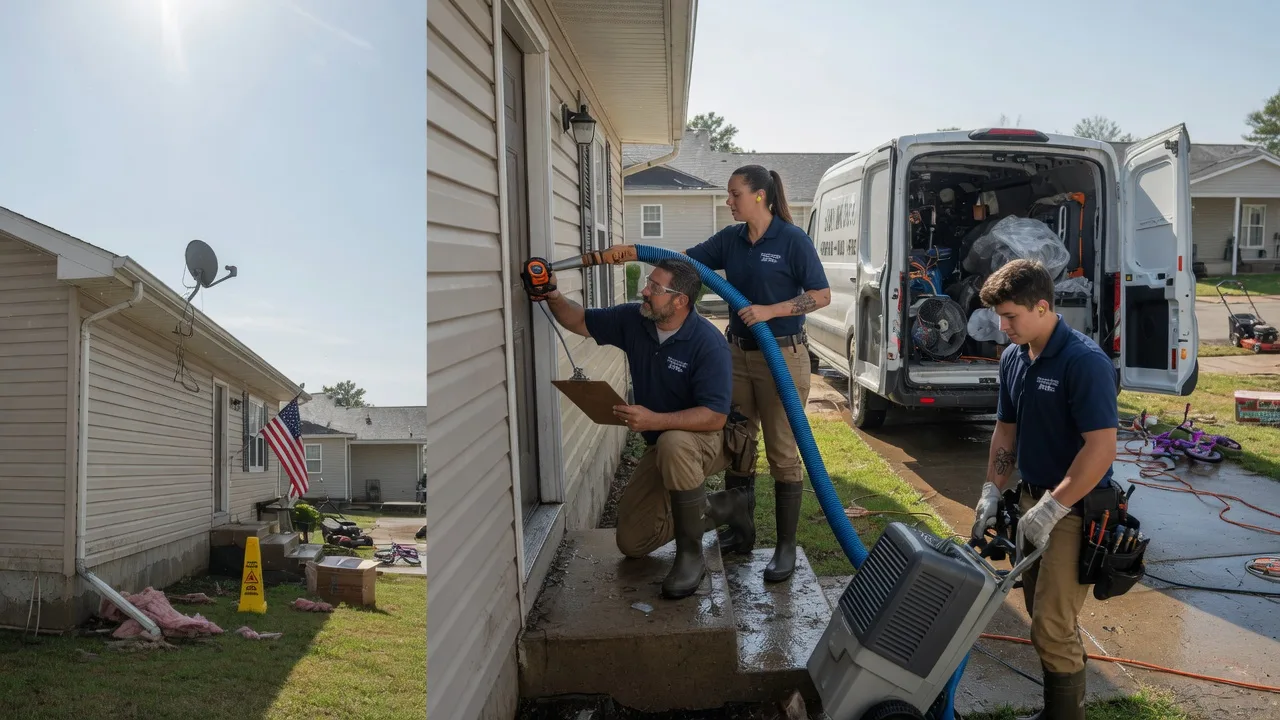 Ceiling Water Damage Restoration in Flat Rock, OH near me
